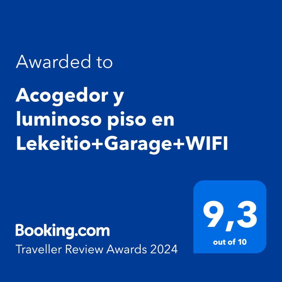 Apartamento Lekeitio, Garaje Y Wifi Luaran gambar
